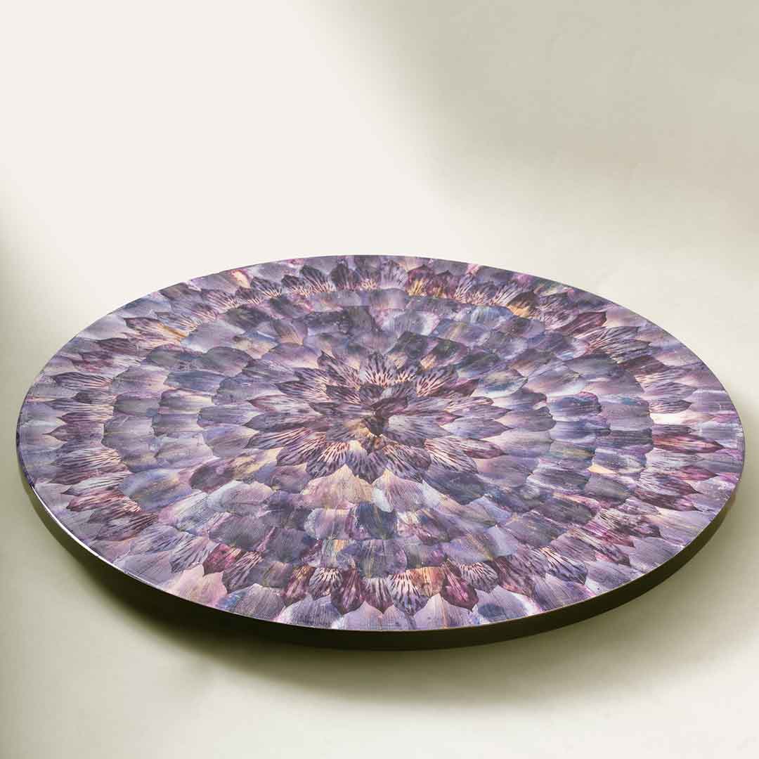 Tabla Giratoria Morado Intenso