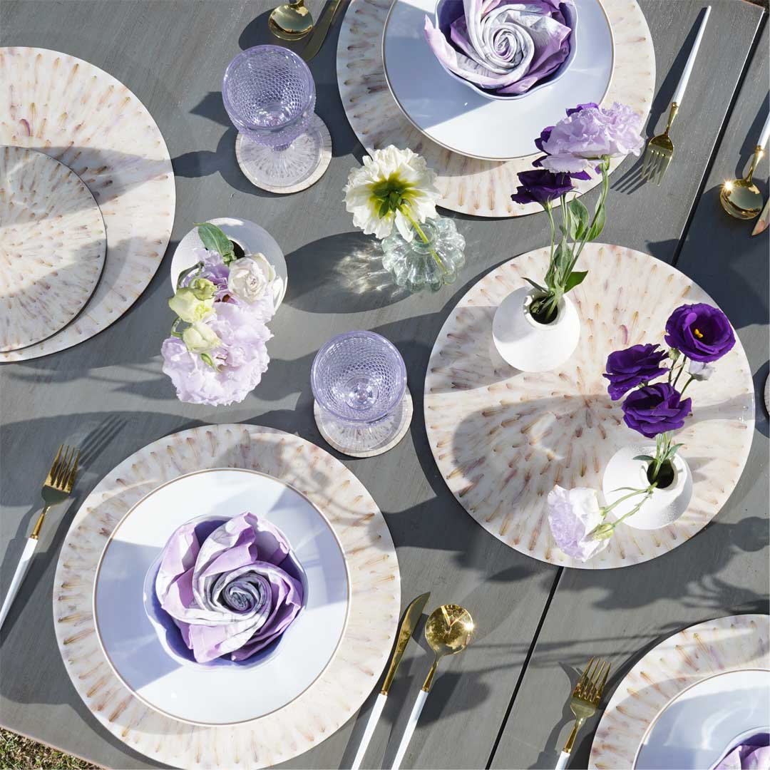 Tabla Giratoria Clavel Blanco