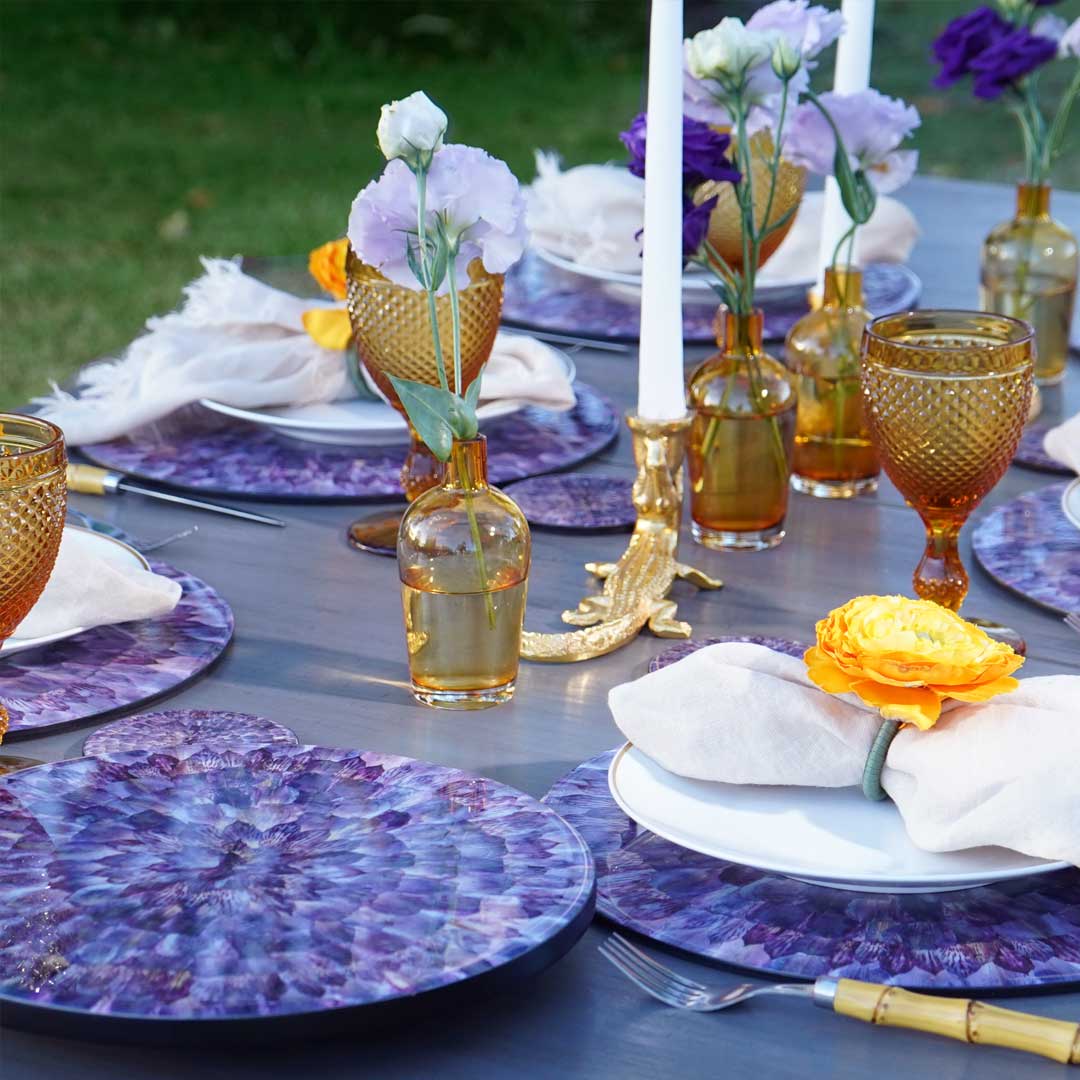 Tabla Giratoria Morado Intenso