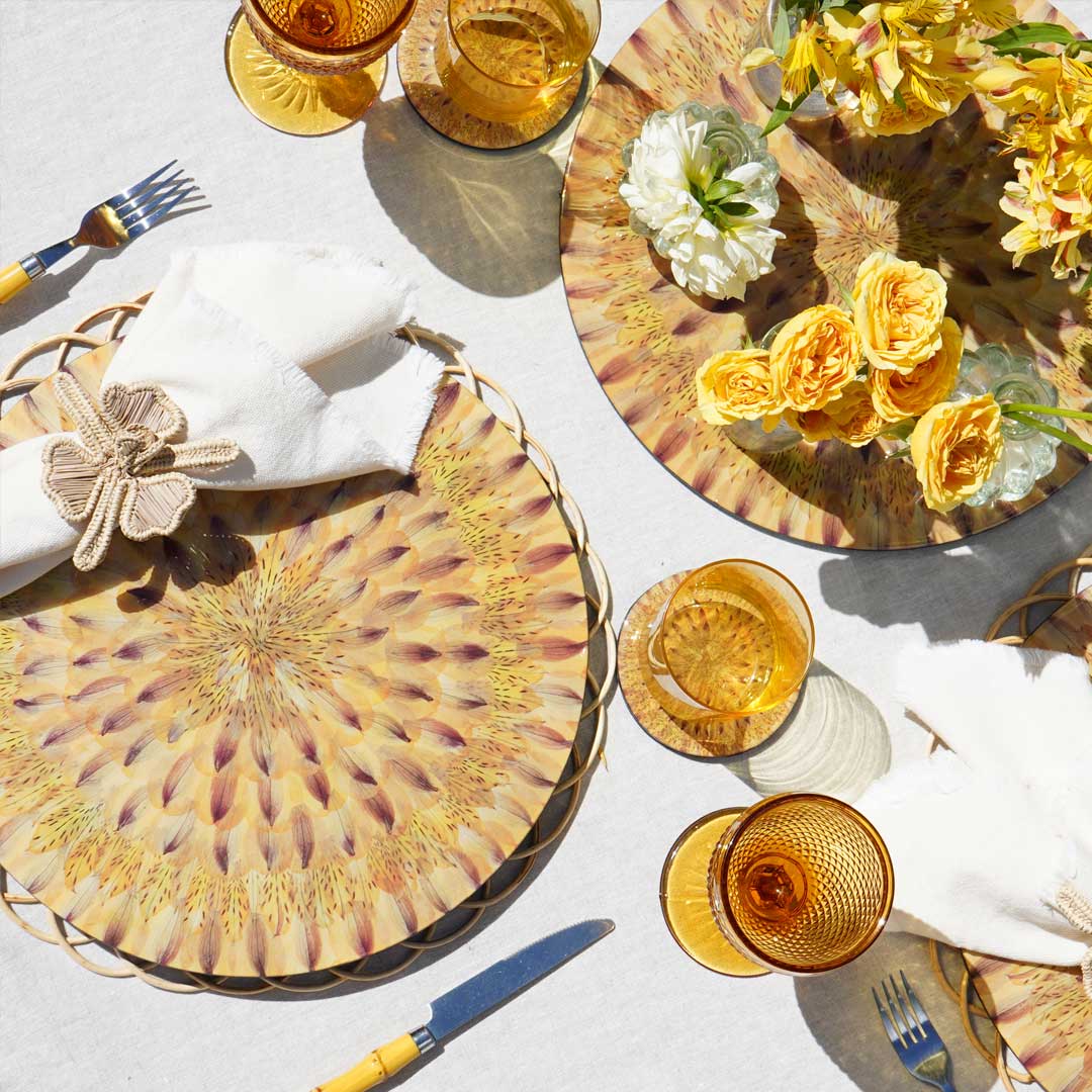 Tabla Giratoria Mostaza